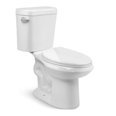 China Double-flow bathroom accessories fittings suitable for African people slot type straight flush ceramic toilets for sale