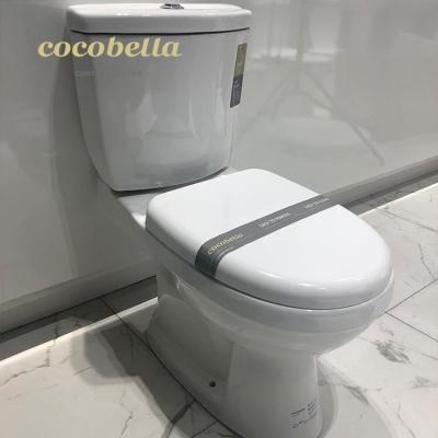 China China Manufacturer Low Price Double-Flow Public Use Floor Seats Ceramic Toilet for sale