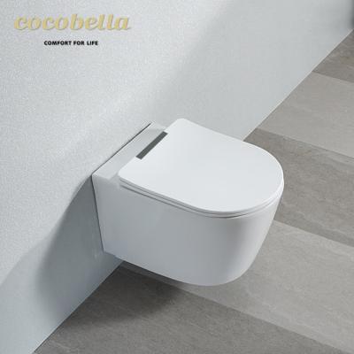 China European bathroommodern watermark toilet cabinet One-piece toilet bowl Double-flow smart wc wall hung toilet for sale