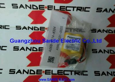 China Panasonic Servo battery A06B-6114-K504  A98L-0031-0025   A06B6114K504  A98L00310025    AO6B-6114-K5O4  A98L-OO31-OO25 for sale