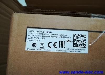 China Delta ECMA-E11320RS AC servo motor driver kit 2.0kw 2000rpm 9.55Nm for sale