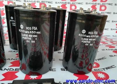 China Hitachi Capacitor HCG F5A 8200MFD 450VDC SURGE 500 VDC for sale