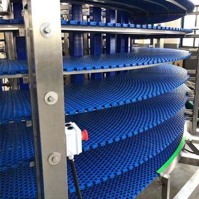 China Bread Bread Cooling Pizza Cooling Tower Spiral Conveyor for sale