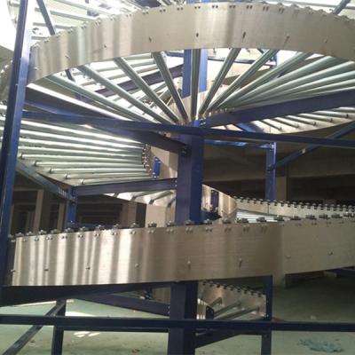 China Cartons/cases/trays/crates gravity lifting conveyor system in mild steel profile for sale