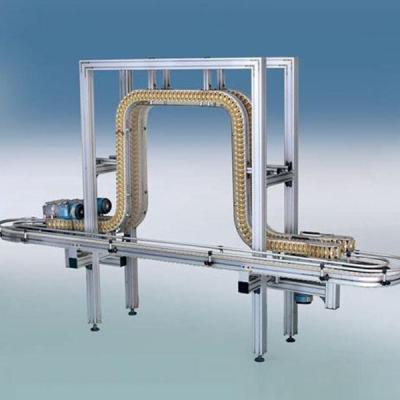 China Transporting Products Gripper Elevator Conveyor For Supply Bottle Can Lift for sale