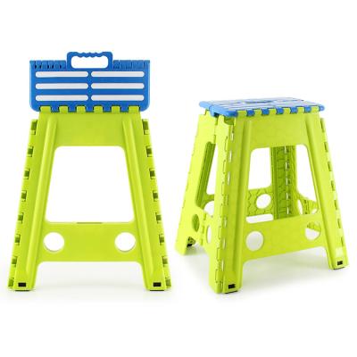 China TPR Foldable Super Tall Non-slip Plastic Stool for sale