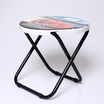 China Cartoon Design Foldable Children Foldable Stool for sale