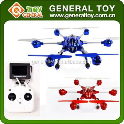 China Control Toy Big Size RC Hexacopter Radio Drone FPV HD Realtime Camera Version for sale