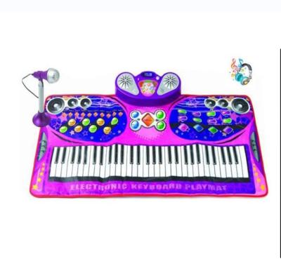 China Battery Operated Musical Toy Mat Baby Piano Toy Music Mat Kids Play Piano for sale