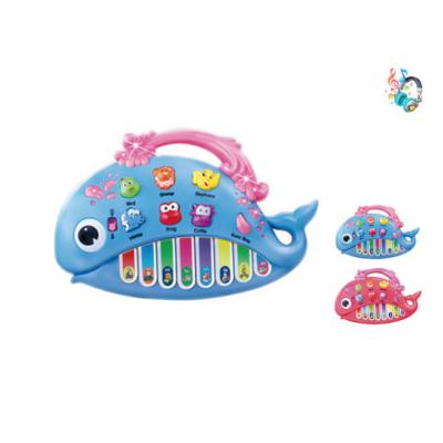 China Mini Battery Operated Music Player Toy Plastic Toy Musical Instrument Toys Musical Animal Piano for sale