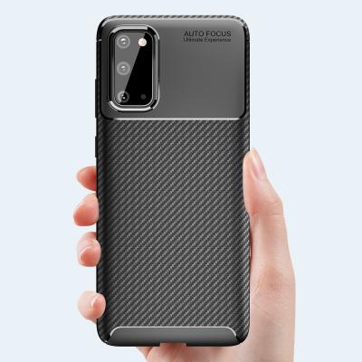 China Carbon Fiber Auto Focus Carbon Fiber Case For Samsung Galaxy M31 M21 M11 S20 Ultra a71 Mobile Phone Cover for sale