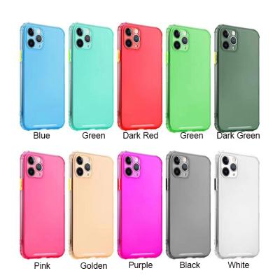 China For Colorful Colorful Smoke Button 1.6mm Matte Soft Silicone TPU Phone Case Cover For Hot Infinix Note 9 10 8 7 8 8i Smart 3 Plus 4 5 SPARK 6 for sale