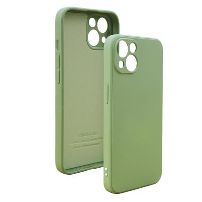 China Anti-drop Liquid Silicone Cases Soft Rubber Square Edge Cell Phone Cover With Logo For iPhone 13 mini 12 11 pro X max XS max for sale