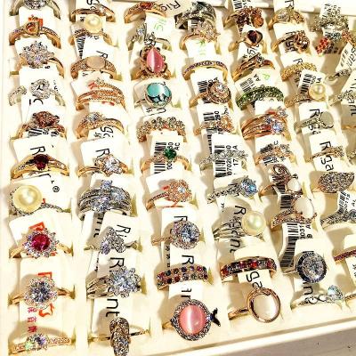 China CLASSIC Women's Rings Ring Gold Plated Simple Bulk Jewelry Ring Jewelry Cheapest Finger Bulk Korea Style for sale