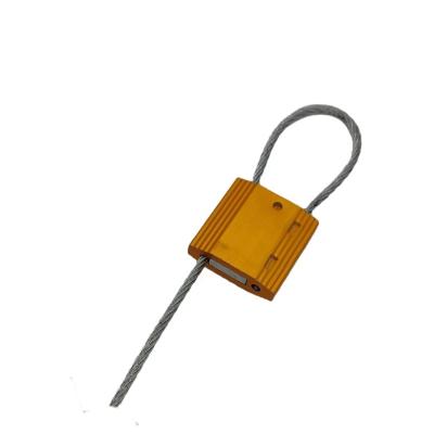 China Anti-theft security seal/single-use Lock Pull Tight Pure Aluminum Alloy High Security Seal Uhf Rfid Metal Cable Seals for sale