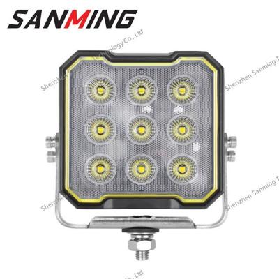 China 5 Inch Square 45W LED Work Light 12V-24V LED Working Spot Light / Flood LED Worklights Offroad Light Lamp For Road SG-5045-SFA for sale