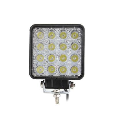 China Used For Car 48W 4inch LED Work Light 2700LM Spot Flood Detachment Connector Breathing Valve For Offroad Tractor for sale