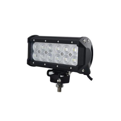 China 36w offroad led light bar 7 inch led light double row spot work driver-beam flood light SG-21X-036A for sale