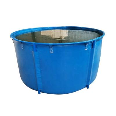 China Aquariums Aquaculture Best Selling Canvas Aquarium Farm PVC Tarpaulin Aquarium For Fish Farm From China for sale