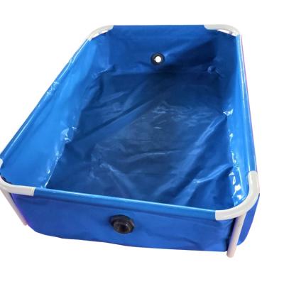 China China export factory price fish farming aquariums aquaculture flexible tank fish farming folding fish pond farm tank for sale