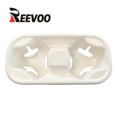 China Disposable Take Out Dishes Bagasse Food Container Cup Tray for sale