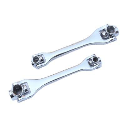 China Double-End 8-in-1 Metric Dog Bone Adjustable Multi-Function Tiger Universal Wrench Wrench for sale