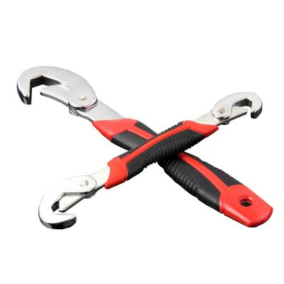 China Durable Adjustable Multi-functional Spanner Set 2pcs DIY Tools Quick Break And Handle Pull Out Portable Universal Spanners for sale