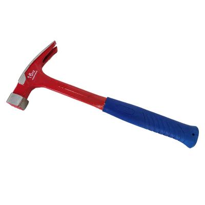 China High Quality Square Nail Hammer Head With Magnetic One Piece Forged Framing Hammer for sale