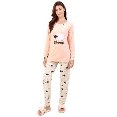 China Charming Women's Thermal Pajamas and Distinctive Women's Nightgown Suits Home Wear Nightgown Sets for sale