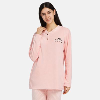 China Thermal pajamas for women sets charming and distinctive women's winter pajamas suits home wear nightgown sets for sale