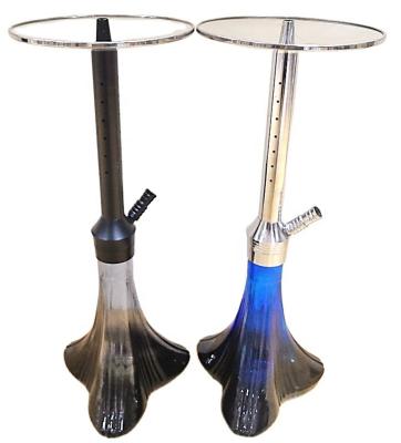 China New Design Dubai Smooking Shisha Smoking Aluminum Shisha Hookah Glass Hookahs Shisha Narguile for sale