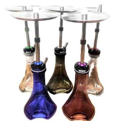 China Yiwu Factory Price Hookah New Design Hookah Stainless Steel Current Modern Smoking Shisha China for sale