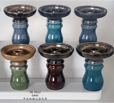 China Wholesale Modern Shisha Factory Direct Ceramic Hookah Tobacco Smoking Bowl for Shisha Hookahs for sale