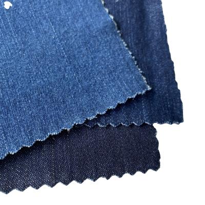 China 2022 6.5oz denim good price indigo breathable wholesale Japanese woven bamboo stretch denim fabric for sale