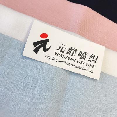 China Wholesale design fabric100% linen look antistatic woven curtain fabric professional supplier for sale