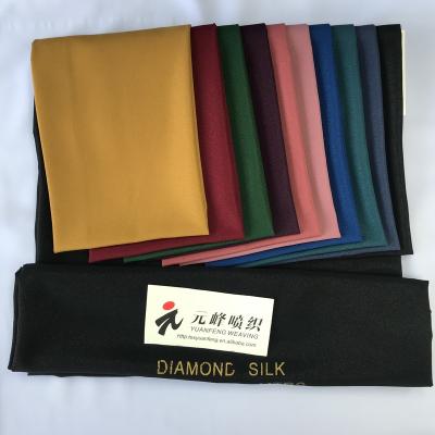 China Wholesale 100% Anti-static Polyester 19MM Diamond Silk Fabric Online For Ceremony Sofa Pillow for sale