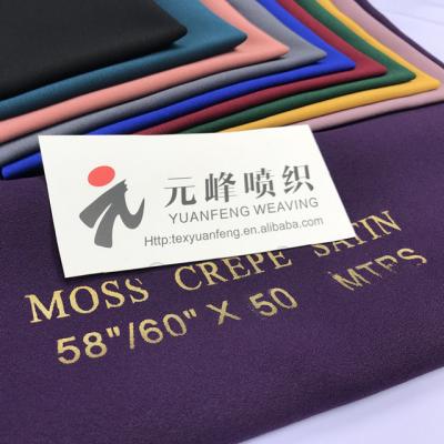 China Factory Supply Satin Woven Antistatic Foam Crepe Fabric for sale