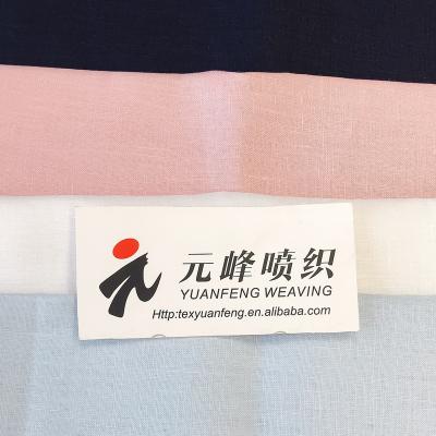 China Customized Anti-Static Plain 100% French Linen Fabric For Clothes Women for sale