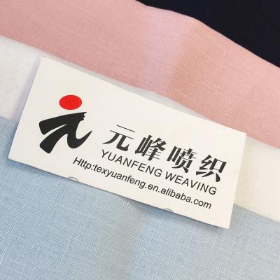 China Wholesale Soft French High Quality Garment 100% Pure Antistatic Washed Canvas Material Fabric for sale