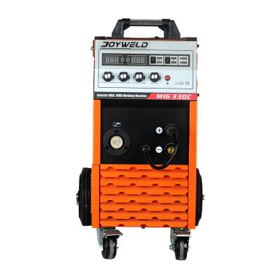 China Steel JOYWELD MIG330C 380V GAS/GASLESS MIG/ARC WELDING MACHINES WITH TROLLEY for sale