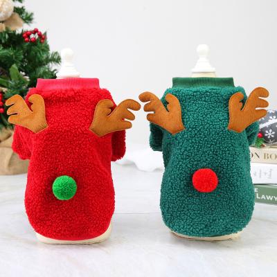 China Viable Wholesale Dog Cat Clothes Pet Christmas Holiday Christmas Clothes in Pet Apparel&Accessories for sale