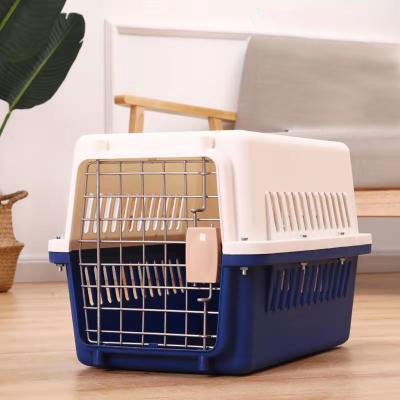 China Viable Cat Dog Plastic House Pet Travel Carrier Bag Outdoor Pet Cages, Carriers for sale