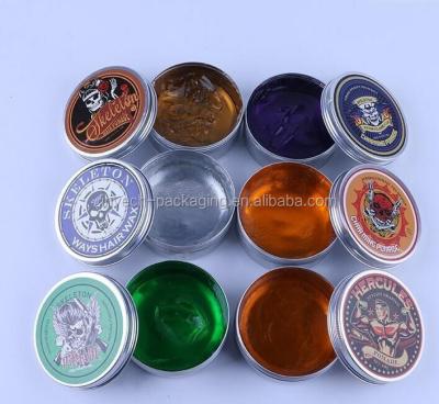 China Tea hair wax metal tin,rustproof aluminum jar for shoe polish oil,empty aluminum cans for sale for sale