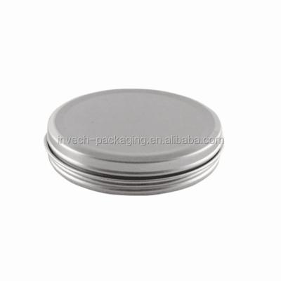 China Cream. 30ml Candle Low Profile Aluminum Tin Shallow Black Color For Cosmetic Lid And Screw Cap Aluminum Black Box for sale