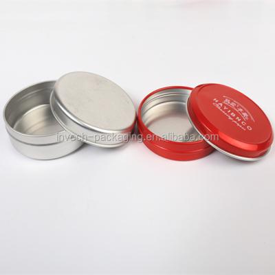 China Cosmetic red aluminum tin 1oz container. customized aluminum box for tattoo aftercare cream for sale