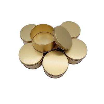 China Food Grade Tinplate Tin Food Customized Coffee Bean , Gift Packing Tin Box Gold Color for sale