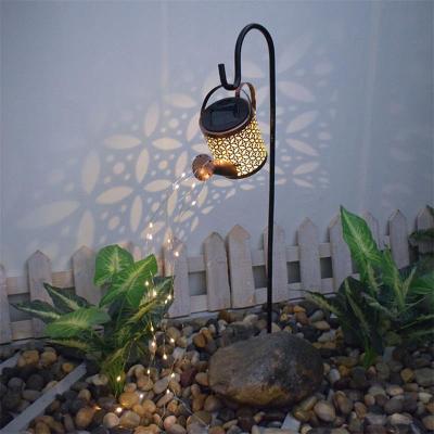 Cina Lampada a pavimento a scaldabagno a caldaia di ferro solare creativa per paesaggi da giardino all'aperto in vendita