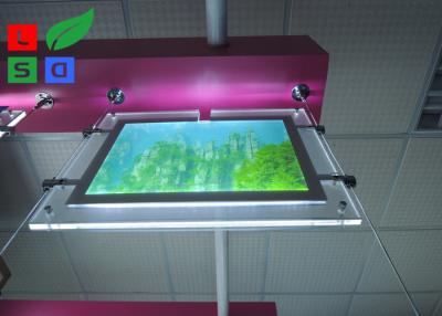 China Grueso 10m m Crystal Display Light Box, exhibición segura de la caja de luz de DC 12V LED del poder en venta