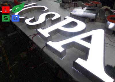 China 60m m Front Lit Letters 2835SMD 3d llevaron la señalización de acrílico para la exhibición al aire libre de la tienda en venta