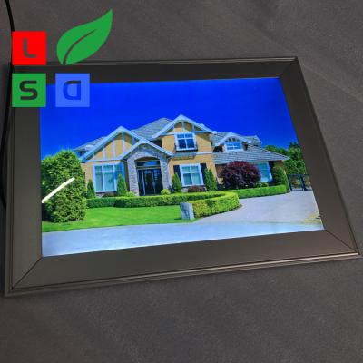 China LSD 10mm Thinkness Square LED Poster Frame Led Backlit Photo Frame for sale